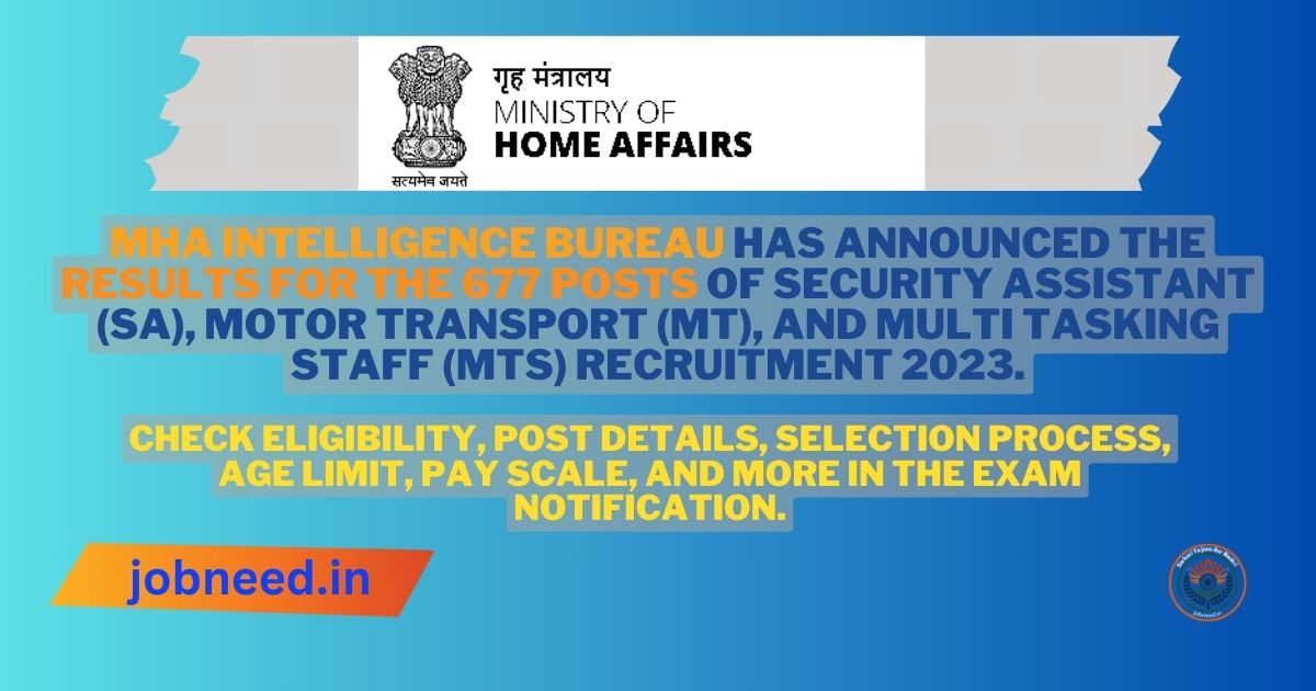 MHA Intelligence Bureau