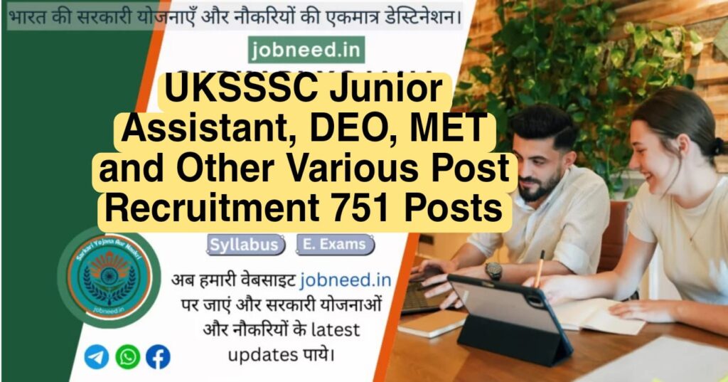 UKSSSC Junior Assistant